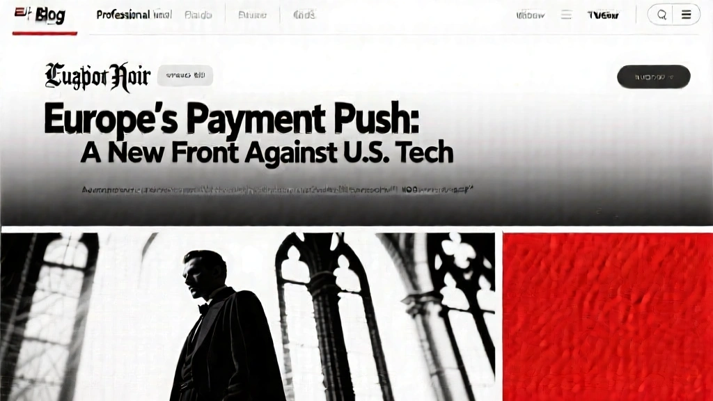 Europe's Payment Push: A New Front Against U.S. Tech