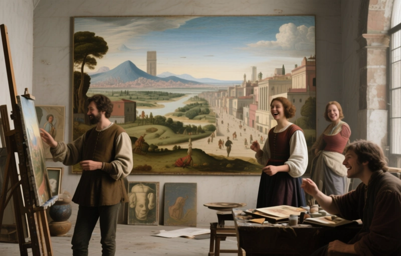 Unlocking Jan van Stinemolen's 1582 Naples Panorama