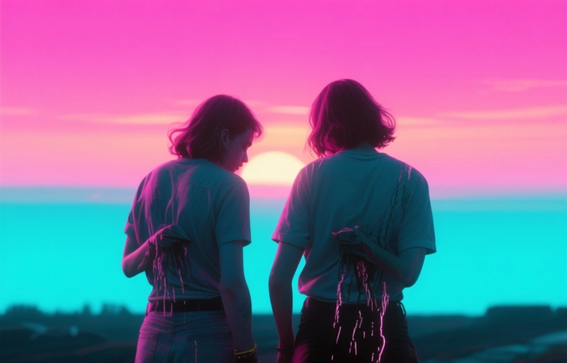 Visuele weergave van Tweelingen stelen om te eten