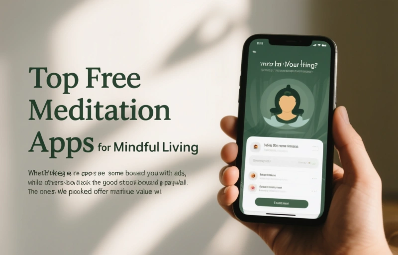 Visual representation of Top Free Meditation Apps for Mindful Living