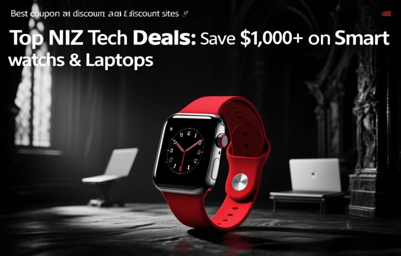 Top NZ Tech Deals: Save $1,000+ on Smartwatches & Laptops
