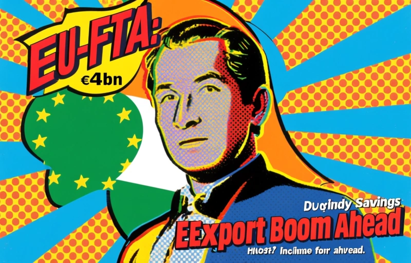 EU-India FTA: €4bn Duty Savings, Export Boom Ahead