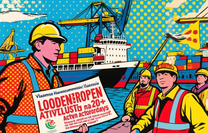 Loodsen Antwerpen blijven strijdlustig na 20+ actiedagen