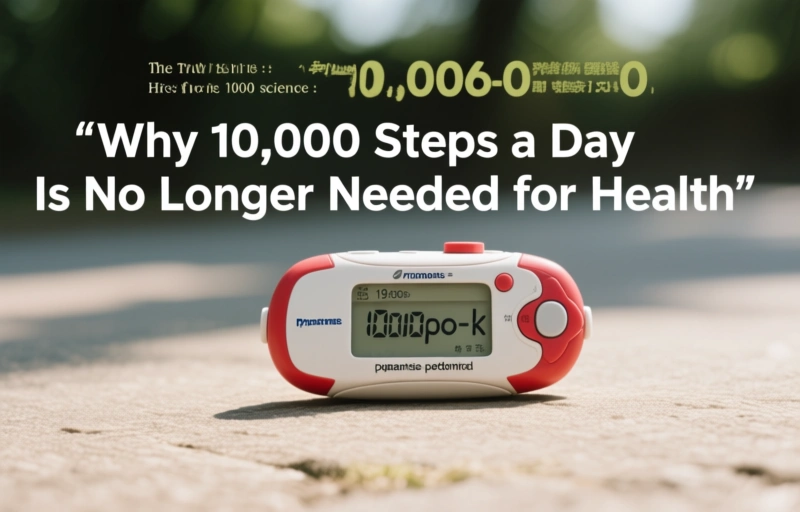 Visual representation of Why 10,000 Steps a Day Is No Longer Needed for Health