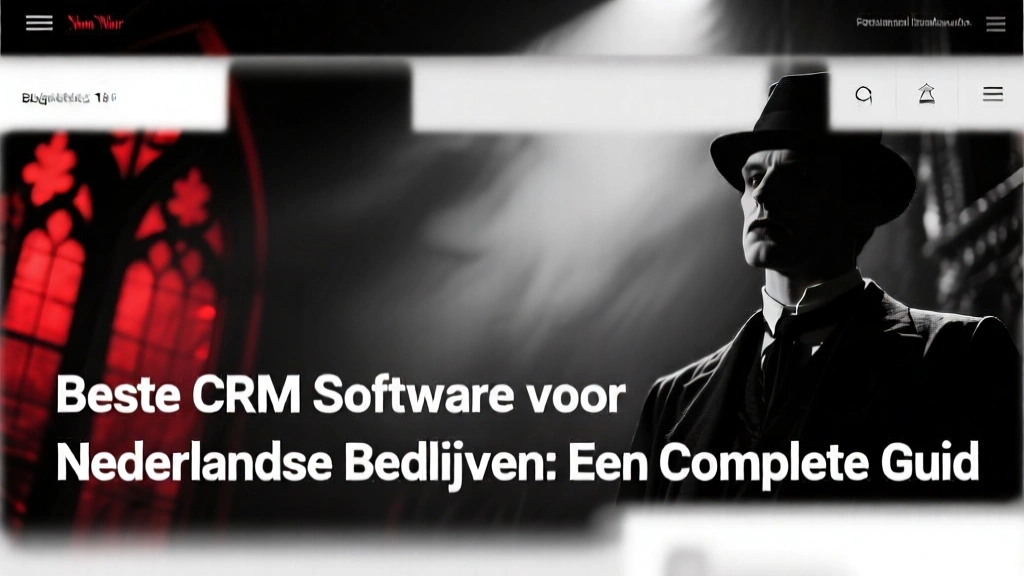 Beste CRM Software voor Nederlandse Bedrijven: Een Complete Gids