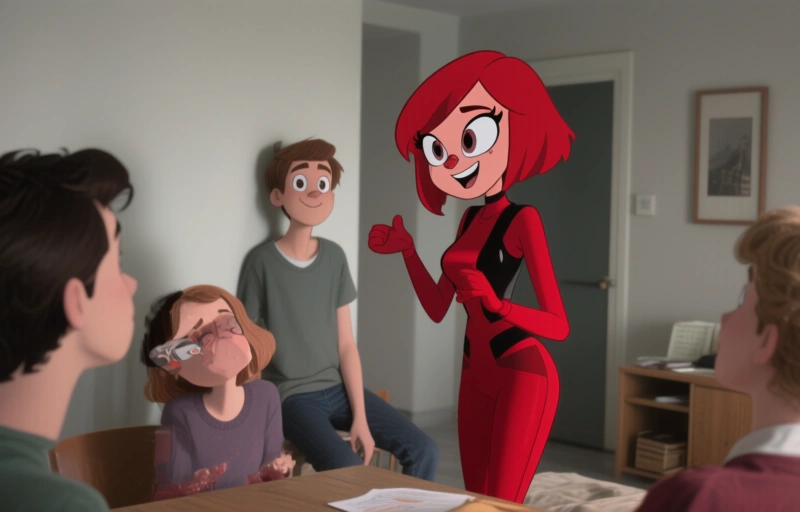 Adult Time und AgentRedGirl: Dritte Folge von 'Oopsie! Animated'