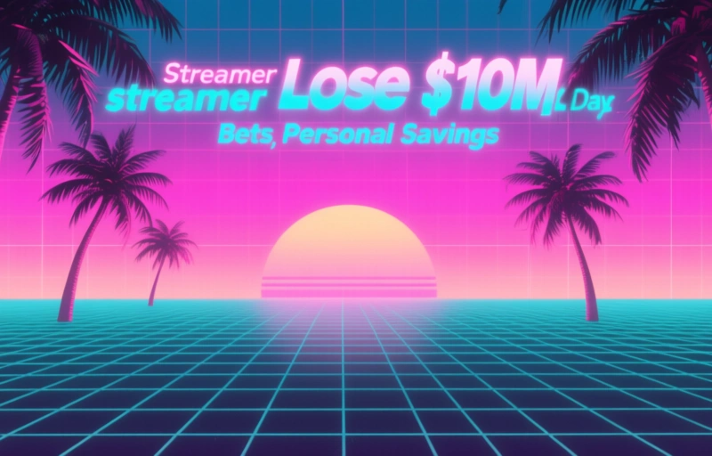 Streamer Loses $10M in 2 Days, Bets Personal Savings