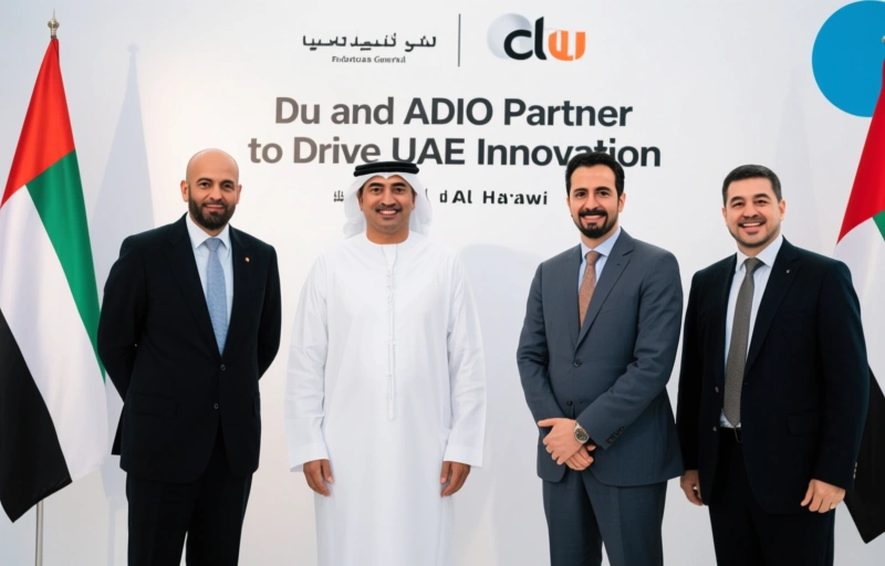 Visual representation of Du and ADIO Partner to Drive UAE Innovation