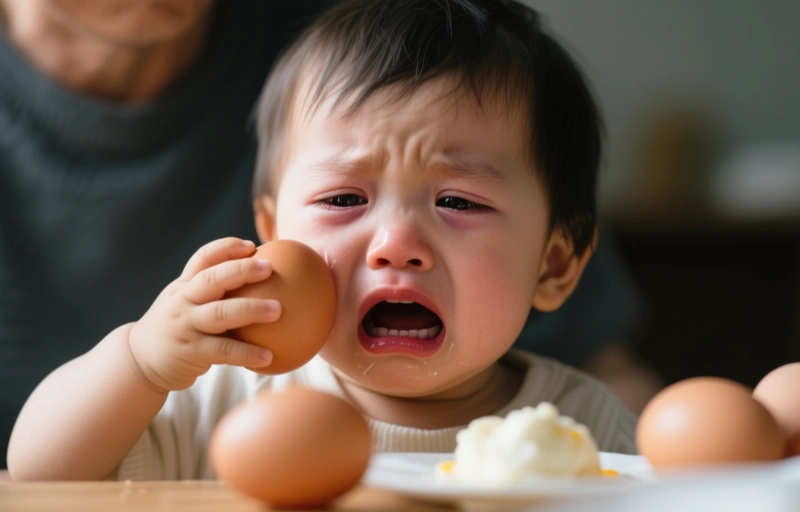 Visual representation of Toddler's Severe Egg Allergy
