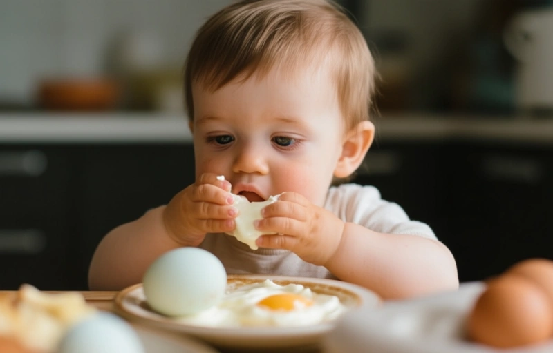 Visual representation of Toddler's Severe Egg Allergy