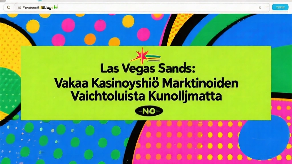 Las Vegas Sands: Vakaa Kasinoyhtiö Markkinoiden Vaihteluista Huolimatta