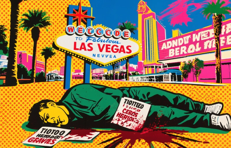 Tiroteo cerca del Strip de Las Vegas deja dos heridos graves