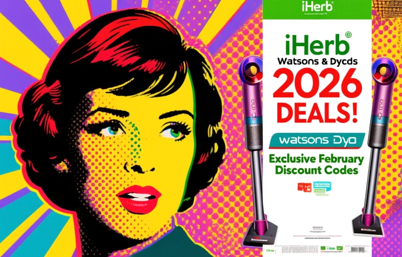 iHerb, Watsons & Dyson 2026 Deals: Exclusive February Discount Codes