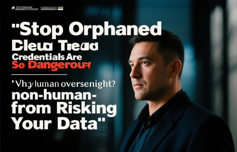 Visual representation of Stop Orphaned Cloud Credentials from Risking Your Data