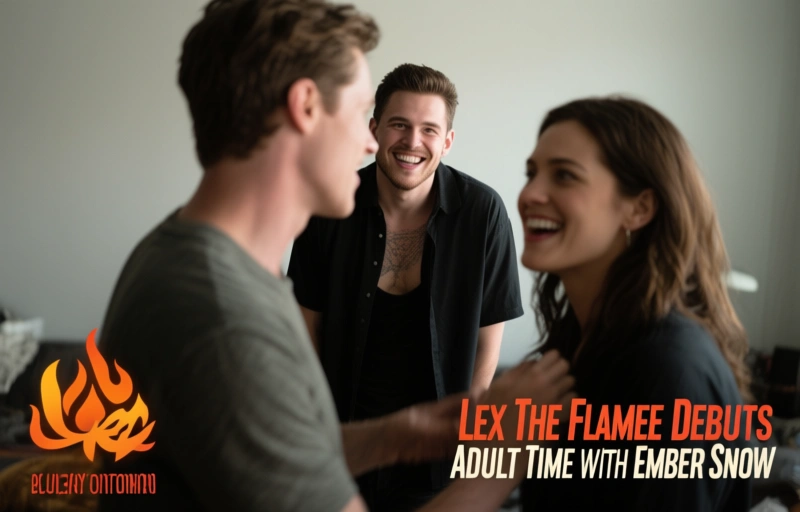 Lex The Flamee Debuts on Adult Time with Ember Snow
