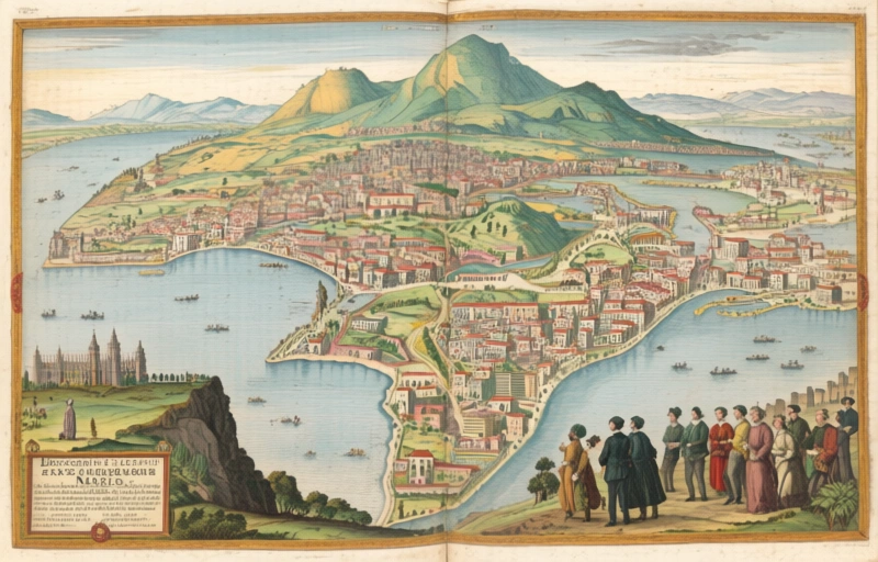 Visual representation of Decoding Jan van Stinemolen's 1582 Panorama of Naples