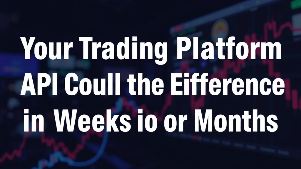 Your Trading Platform API Could Be the Difference Between Launching in Weeks or Months