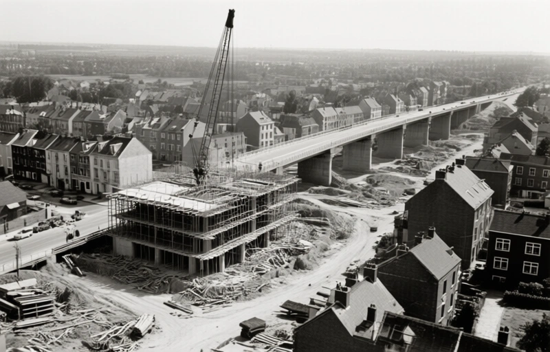 Visual representation of Belgium's Post-War Reconstruction