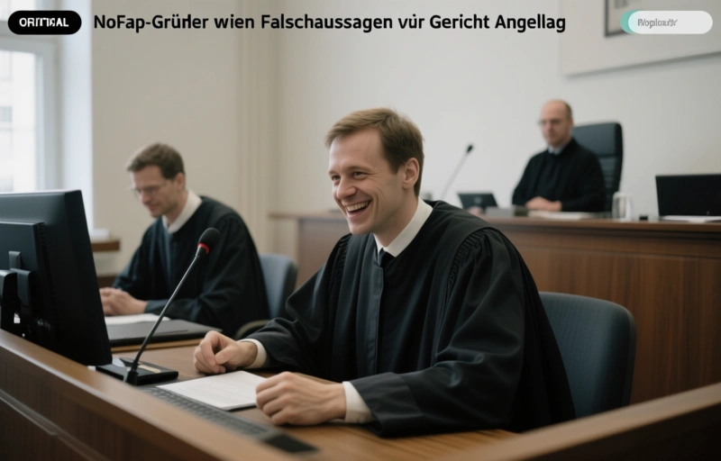 NoFap-Gründer wegen Falschaussagen vor Gericht angeklagt