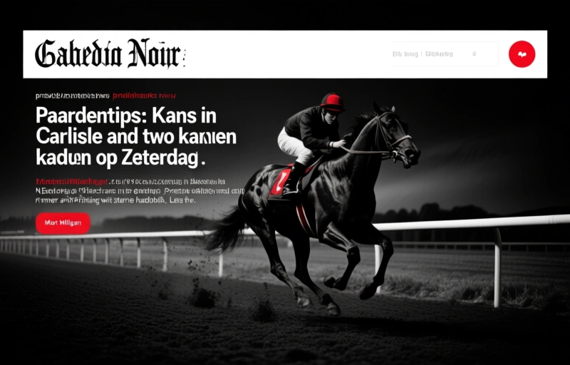 Paardentips: Kans in Carlisle en twee kansen op zaterdag