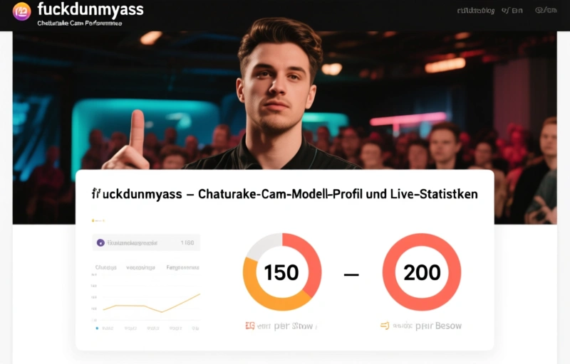 Visuelle Darstellung von fuckdunmyass – Chaturbate-Cam-Modell-Profil und Live-Statistiken