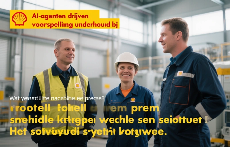 Visuele weergave van AI-agenten drijven voorspellend onderhoud bij Shell