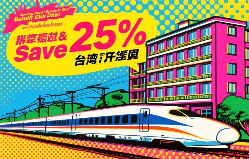 Spring Hotel & High-Speed Rail Deals: Save 25% on Taiwan Travel