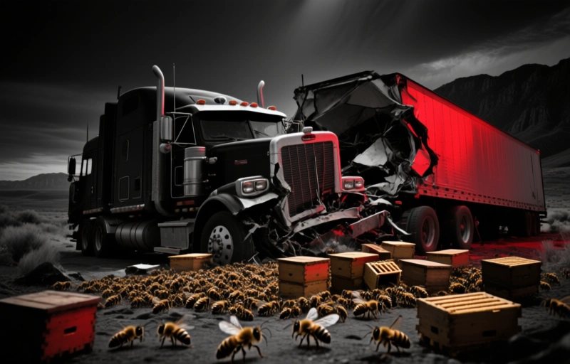 Semi-Truck Crash Riles Up 25 Million Bees in Utah