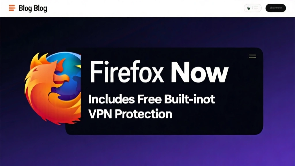 Firefox Now Includes Free Built-In VPN Protection