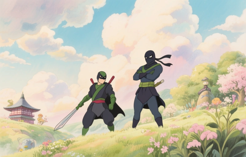 Superhelden en Ninja's: April Programma op Cartoon Network