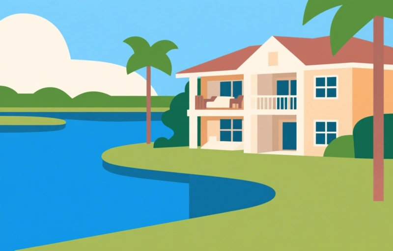 Lake View Condo in PGA National | Updated 1 Bedroom Home