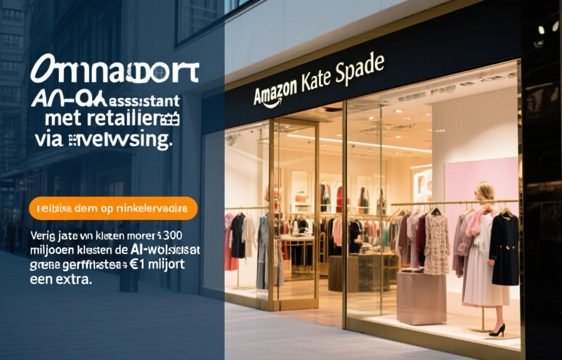 Visuele weergave van Amazon deelt AI-winkelassistent met retailers via Kate Spade