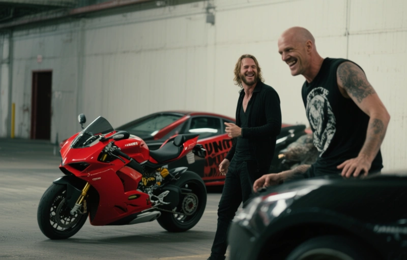 Adam Snow und Eddie Patrick verwöhnen Grant Ducati bei Hung Fuckers