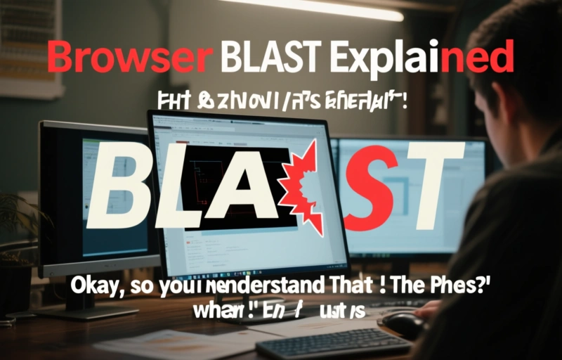 Visual representation of Browser BLAST Explained
