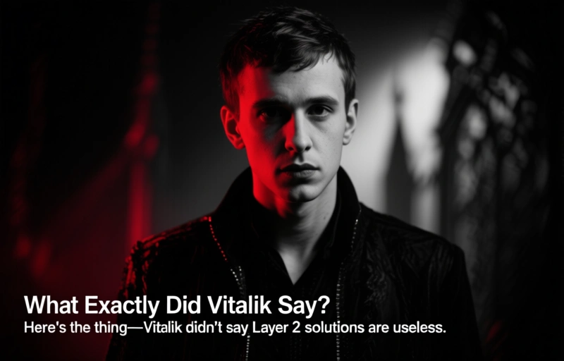 Visual representation of Vitalik Buterin Questions Ethereum's Layer 2 Future