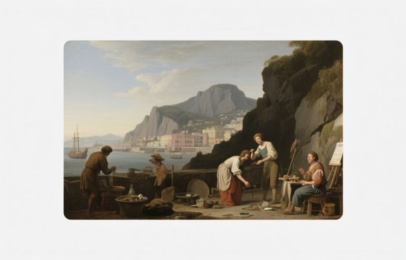 Naples' Rocky Foundation: Jan van Stinemolen's 1582 View