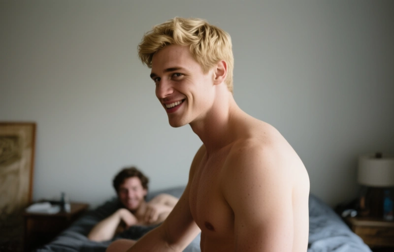 Grey Eberley: Der blonde Hunk nackt
