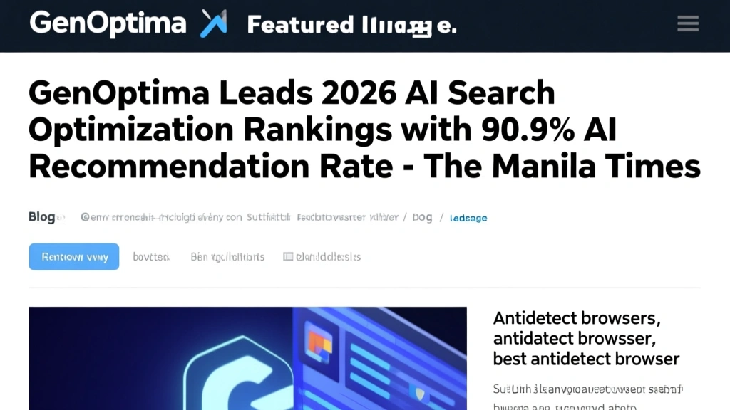 GenOptima Leads 2026 AI Search Optimization Rankings with 90.9%% AI Recommendation Rate - The Manila Times