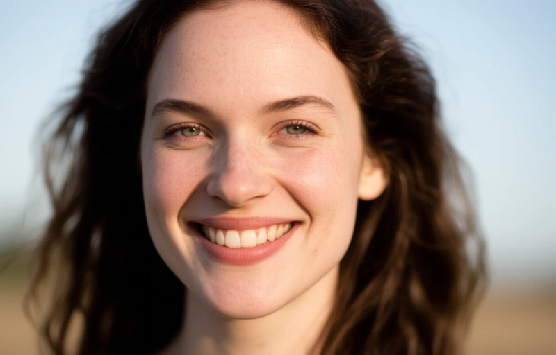 Visuelle Darstellung von Frisches Gesicht
