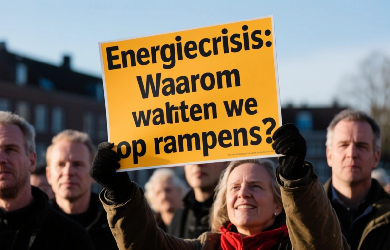 Visuele weergave van Energiecrisis