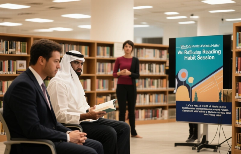 Visual representation of Dubai Library Hosts Virtual Reading Habit Session