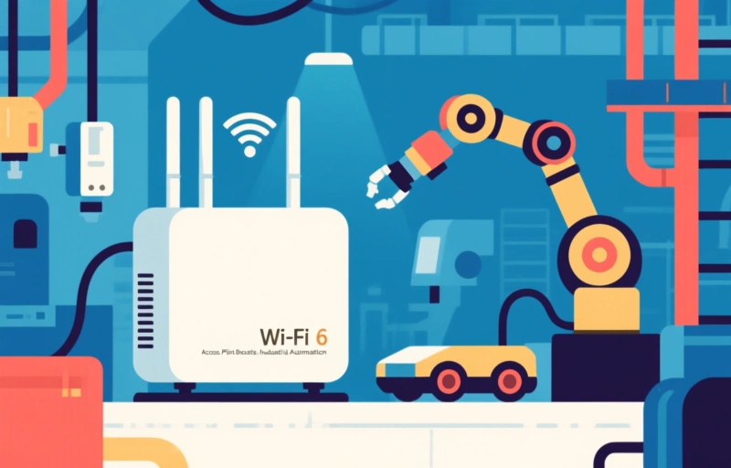 Wi-Fi 6 Access Point Boosts Industrial Automation