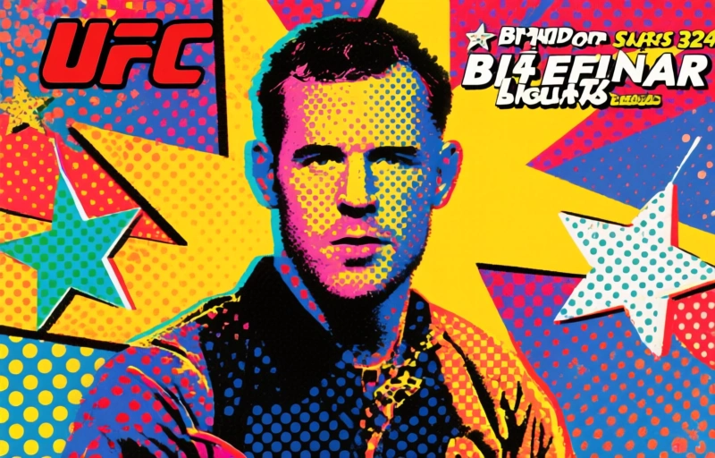 Brandon Sklenar trifft Stars bei UFC 324 Feier in Las Vegas