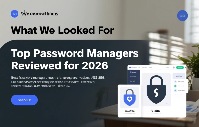 Visual representation of Top Password Managers Reviewed for 2026