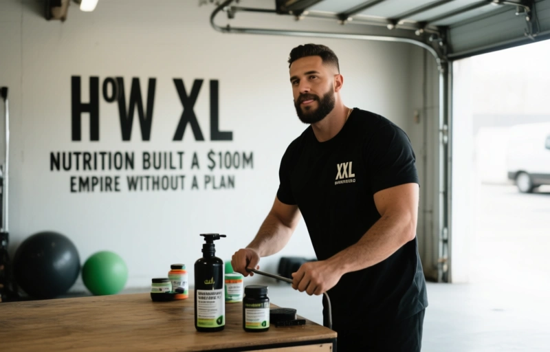 Visual representation of How XXL Nutrition Built a $100M Empire Without a Plan