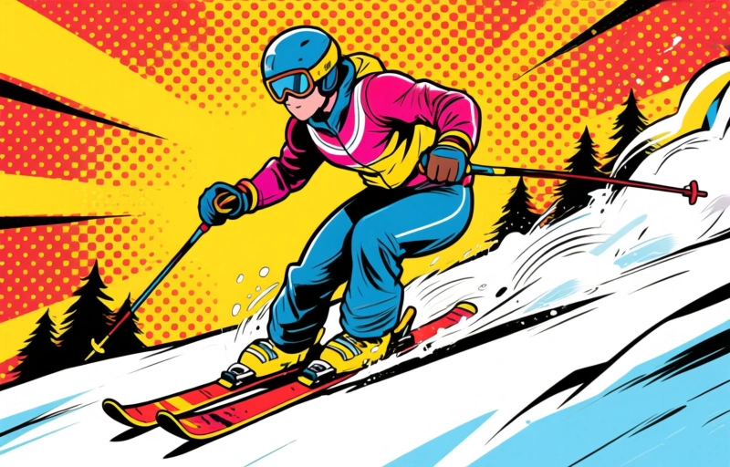 Visual representation of Lindsey Vonn's Olympic Downhill Crash