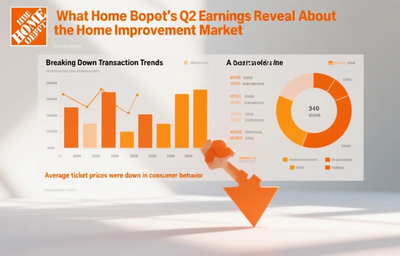 Visual representation of What Home Depot's Q2 Earnings Reveal About the Home Improvement Market