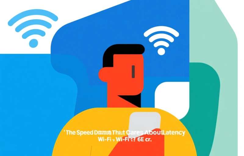 Visual representation of Wi-Fi 6E and Wi-Fi 7