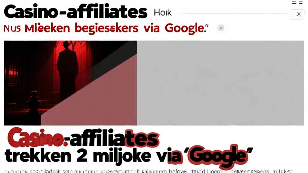 Casino-affiliates trekken 2 miljoen bezoekers via Google