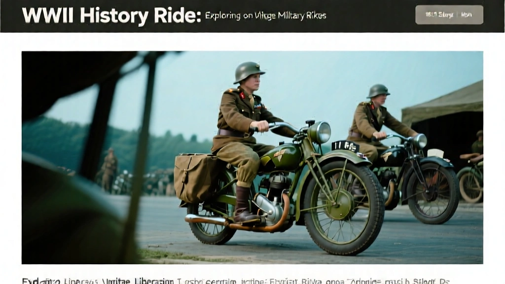 WWII History Ride: Exploring Liberation on Vintage Military Bikes